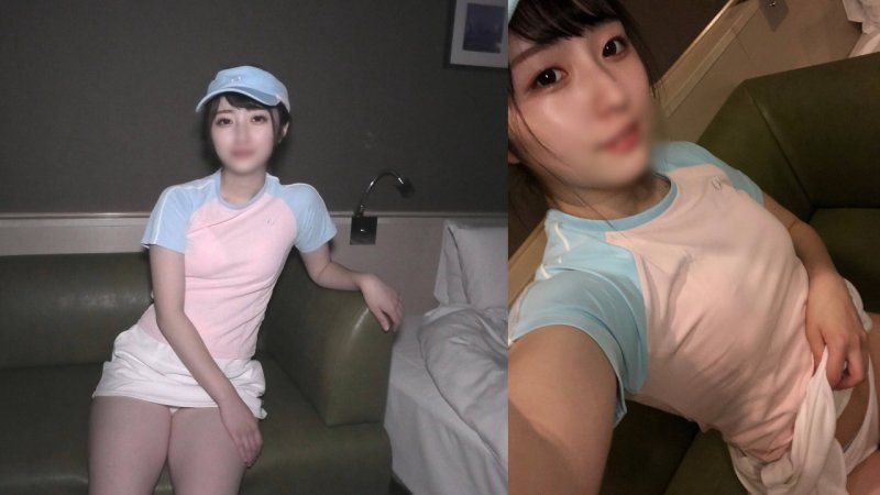 無碼＜純情純潔❤＞清純無垢！黑髮長髮！超可愛！在網球社練習後，無套插入PtoM口交隨心所欲！在無毛淫穴裡連續濃厚中出！